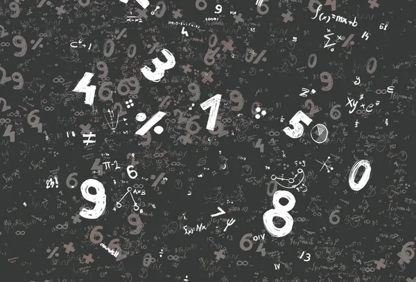 Math Illustration Abstract Background Numbers Copy Space — Stock Photo, Image