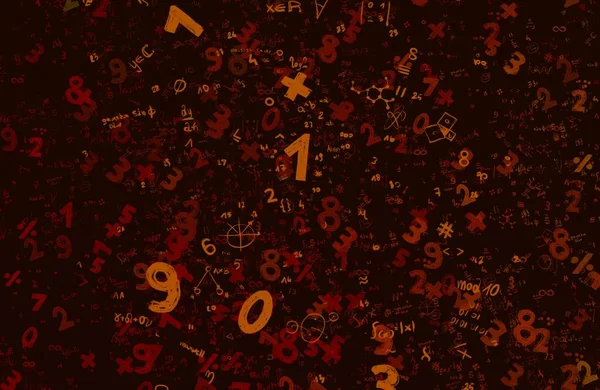 Math Ilustración Abstract Background Numbers Copy Space — Foto de Stock