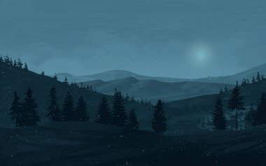 soyut sis dağları fotokopi alanı, doğal arkaplan