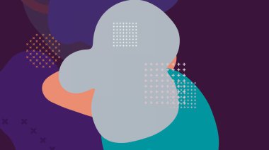 Soyut arka plan sanatı. 3 boyutlu illüstrasyon. Tuvalde fırça darbeleri. Çok renkli arkaplan. Çağdaş sanat. Sanatsal dijital palet.