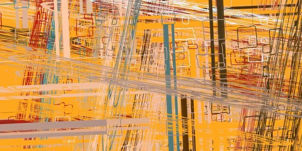 Arte Fundo Abstrata Ilustração Pintura Óleo Expressiva Pinceladas Tela Arte — Fotografia de Stock