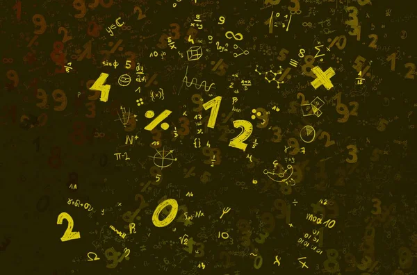 Math Ilustración Abstract Background Numbers Copy Space — Foto de Stock