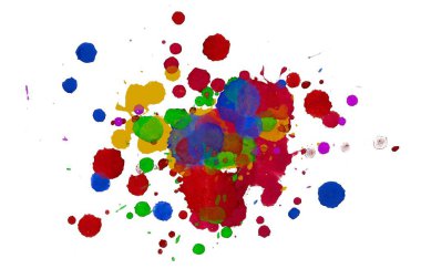 Soyut arka plan sanatı. Tuvaldeki boya lekeleri. Çağdaş sanat. Sanatsal dijital palet.