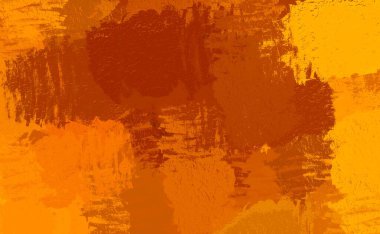 Soyut arka plan sanatı. 2D çizim. Etkileyici yağlı boya resim. Tuvalde fırça darbeleri. Modern sanat. Çok renkli arkaplan. Çağdaş sanat. İfade. Sanatsal dijital palet.