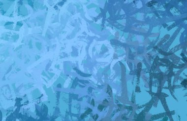 Soyut arka plan sanatı. 2D çizim. Etkileyici yağlı boya resim. Tuvalde fırça darbeleri. Modern sanat. Çok renkli arkaplan. Çağdaş sanat. İfade. Sanatsal dijital palet.