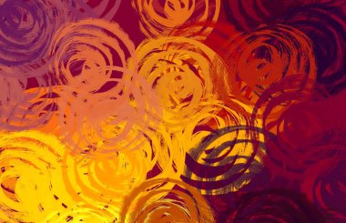 Soyut arka plan sanatı. 2D çizim. Etkileyici yağlı boya resim. Tuvalde fırça darbeleri. Modern sanat. Çok renkli arkaplan. Çağdaş sanat. İfade. Sanatsal dijital palet.