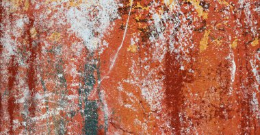 Soyut arka plan sanatı. 2D çizim. Etkileyici yağlı boya resim. Tuvalde fırça darbeleri. Modern sanat. Çok renkli arkaplan. Çağdaş sanat. İfade. Sanatsal dijital palet.