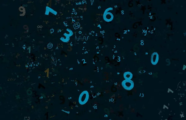 Math Ilustración Abstract Background Numbers Copy Space — Foto de Stock