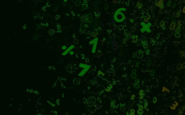 Math Ilustración Abstract Background Numbers Copy Space — Foto de Stock