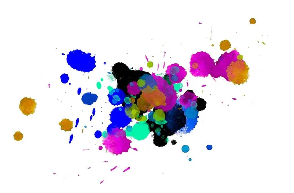 Abstract Background Art Paint Stains Canvas Contemporary Art Artistic Digital — Stock Photo, Image