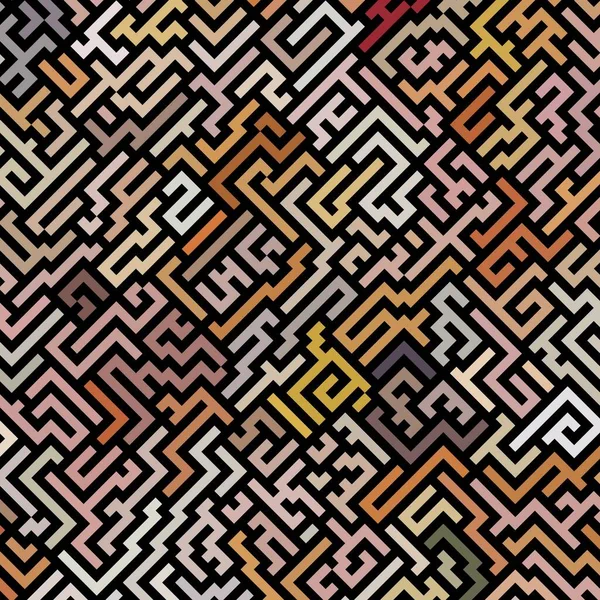 Fond Labyrinthe Coloré Illustration Avec Espace Copie — Photo