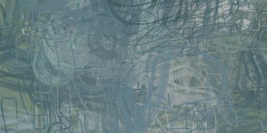 Soyut arka plan sanatı. 2D çizim. Etkileyici yağlı boya resim. Tuvalde fırça darbeleri. Modern sanat. Çok renkli arkaplan. Çağdaş sanat. İfade. Sanatsal dijital palet.