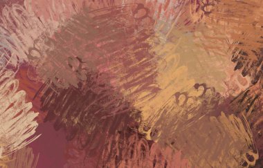 Soyut arka plan sanatı. 2D çizim. Etkileyici yağlı boya resim. Tuvalde fırça darbeleri. Modern sanat. Çok renkli arkaplan. Çağdaş sanat. İfade. Sanatsal dijital palet.