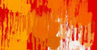 Soyut arka plan sanatı. 2D çizim. Etkileyici yağlı boya resim. Tuvalde fırça darbeleri. Modern sanat. Çok renkli arkaplan. Çağdaş sanat. İfade. Sanatsal dijital palet.