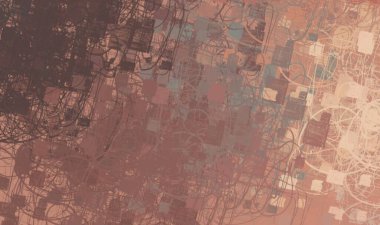 Soyut arka plan sanatı. 2D çizim. Etkileyici yağlı boya resim. Tuvalde fırça darbeleri. Modern sanat. Çok renkli arkaplan. Çağdaş sanat. İfade. Sanatsal dijital palet.