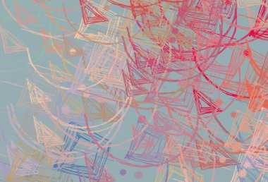 Soyut arka plan sanatı. 2D çizim. Etkileyici yağlı boya resim. Tuvalde fırça darbeleri. Modern sanat. Çok renkli arkaplan. Çağdaş sanat. İfade. Sanatsal dijital palet.