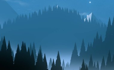 soyut sis dağları fotokopi alanı, doğal arkaplan