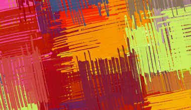 Soyut arka plan sanatı. 2D çizim. Etkileyici yağlı boya resim. Tuvalde fırça darbeleri. Modern sanat. Çok renkli arkaplan. Çağdaş sanat. İfade. Sanatsal dijital palet.