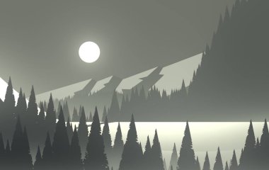 soyut sis dağları fotokopi alanı, doğal arkaplan