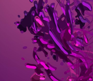 Soyut arka plan sanatı. 3 boyutlu illüstrasyon. Tuvalde fırça darbeleri. Çok renkli arkaplan. Çağdaş sanat. Sanatsal dijital palet.