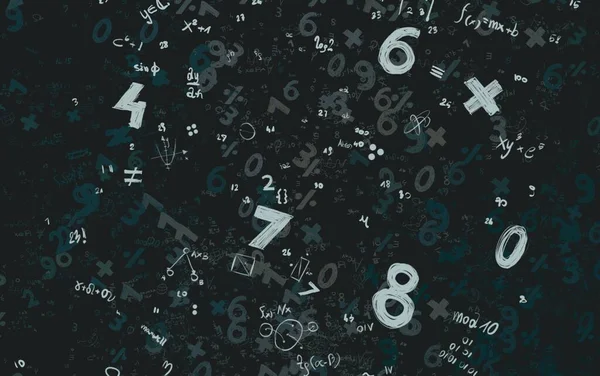 Math Ilustración Abstract Background Numbers Copy Space —  Fotos de Stock