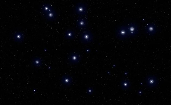 深宇宙の星のフィールド 星やガスで満たされた宇宙 遠くの宇宙図です — ストック写真
