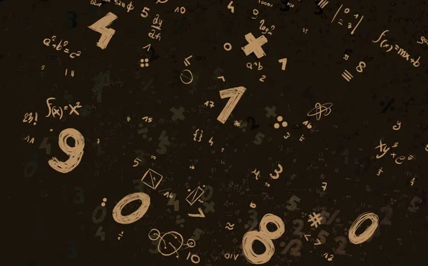 Math Ilustración Abstract Background Numbers Copy Space — Foto de Stock