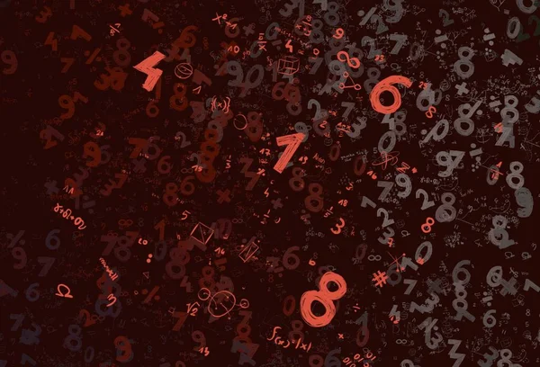 Math Illustration Abstract Background Numbers Copy Space – stockfoto