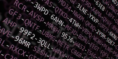 Yazılım geliştirici programlama kodu. Soyut modern sanal bilgisayar senaryosu. Masaüstü ekranında yazılım geliştirici programcının çalışması 