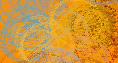 Soyut arka plan sanatı. 2D çizim. Etkileyici yağlı boya resim. Tuvalde fırça darbeleri. Modern sanat. Çok renkli arkaplan. Çağdaş sanat. İfade. Sanatsal dijital palet.