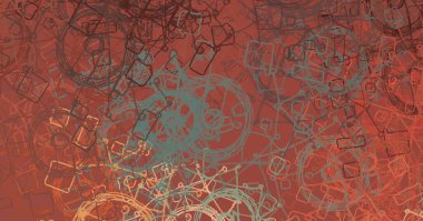 Soyut arka plan sanatı. 2D çizim. Etkileyici yağlı boya resim. Tuvalde fırça darbeleri. Modern sanat. Çok renkli arkaplan. Çağdaş sanat. İfade. Sanatsal dijital palet.