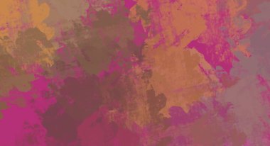 Soyut arka plan sanatı. 2D çizim. Etkileyici yağlı boya resim. Tuvalde fırça darbeleri. Modern sanat. Çok renkli arkaplan. Çağdaş sanat. İfade. Sanatsal dijital palet.