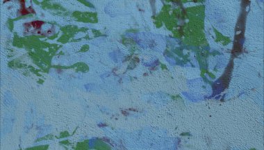 Soyut arka plan sanatı. 2D çizim. Etkileyici yağlı boya resim. Tuvalde fırça darbeleri. Modern sanat. Çok renkli arkaplan. Çağdaş sanat. İfade. Sanatsal dijital palet.