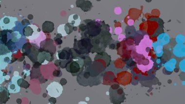 Soyut arka plan sanatı. Etkileyici yağlı boya resim. Tuvalde fırça darbeleri. Modern sanat. Çok renkli arkaplan. Çağdaş sanat. İfade. Sanatsal dijital palet.