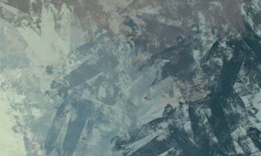 Soyut arka plan sanatı. 2D çizim. Etkileyici yağlı boya resim. Tuvalde fırça darbeleri. Modern sanat. Çok renkli arkaplan. Çağdaş sanat. İfade. Sanatsal dijital palet.