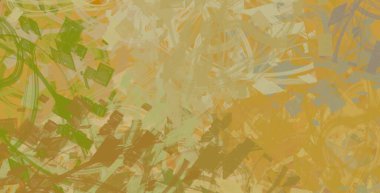 Soyut arka plan sanatı. 2D çizim. Etkileyici yağlı boya resim. Tuvalde fırça darbeleri. Modern sanat. Çok renkli arkaplan. Çağdaş sanat. İfade. Sanatsal dijital palet.