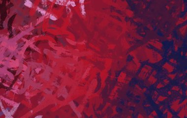 Soyut arka plan sanatı. 2D çizim. Etkileyici yağlı boya resim. Tuvalde fırça darbeleri. Modern sanat. Çok renkli arkaplan. Çağdaş sanat. İfade. Sanatsal dijital palet.