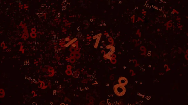 Math Ilustración Abstract Background Numbers Copy Space — Foto de Stock