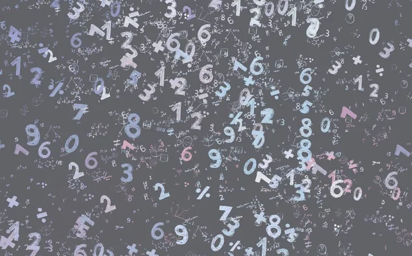 Math Ilustración Abstract Background Numbers Copy Space —  Fotos de Stock