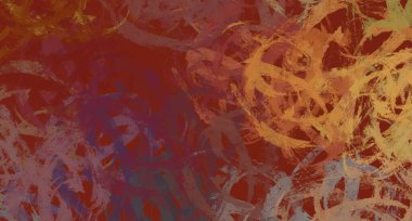 Soyut arka plan sanatı. 2D çizim. Etkileyici yağlı boya resim. Tuvalde fırça darbeleri. Modern sanat. Çok renkli arkaplan. Çağdaş sanat. İfade. Sanatsal dijital palet.