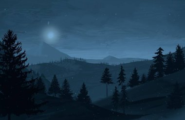 soyut sis dağları fotokopi alanı, doğal arkaplan