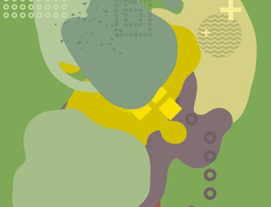 Soyut arka plan sanatı. 3 boyutlu illüstrasyon. Çok renkli arkaplan. Çağdaş sanat. Sanatsal dijital palet.