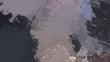 Soyut arka plan sanatı. 2D çizim. Etkileyici yağlı boya resim. Tuvalde fırça darbeleri. Modern sanat. Çok renkli arkaplan. Çağdaş sanat. İfade. Sanatsal dijital palet.