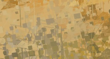 Soyut arka plan sanatı. 2D çizim. Etkileyici yağlı boya resim. Tuvalde fırça darbeleri. Modern sanat. Çok renkli arkaplan. Çağdaş sanat. İfade. Sanatsal dijital palet.