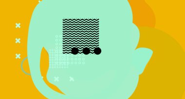 Soyut arka plan sanatı. 3 boyutlu illüstrasyon. Tuvalde fırça darbeleri. Çok renkli arkaplan. Çağdaş sanat. Sanatsal dijital palet.