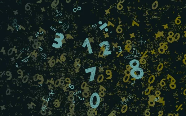 Math Ilustración Abstract Background Numbers Copy Space — Foto de Stock