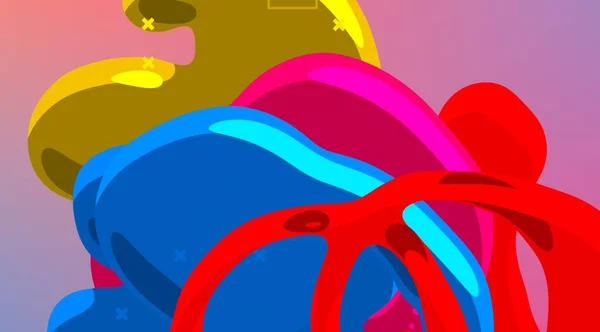 Abstrakcyjne Tło Sztuki Ilustracja Kolorowe Tło Sztuka Współczesna Artystyczna Paleta — Zdjęcie stockowe