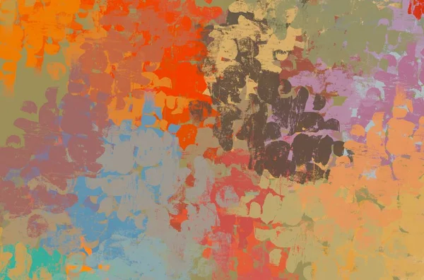Abstraktia Taustataidetta Kuva Expressive Öljymaalaus Siveltimenvedot Kankaalle Nykytaidetta Monivärinen Tausta — kuvapankkivalokuva