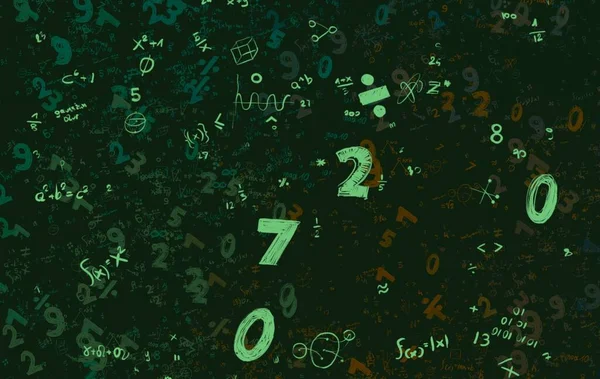 Math Ilustración Abstract Background Numbers Copy Space — Foto de Stock