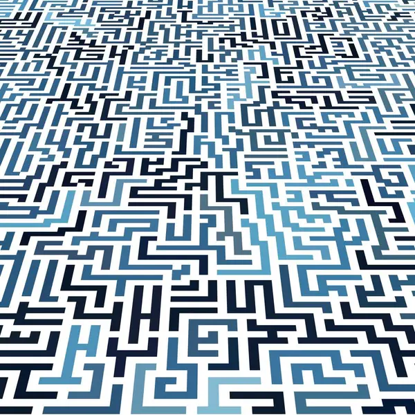 Farbenfroher Labyrinthhintergrund Illustration Mit Kopierraum — Stockfoto